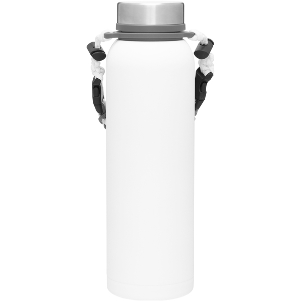 Promotional 28 oz h2go Surge Aluminum Water Bottle White