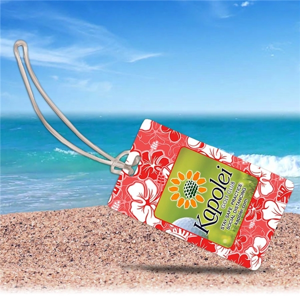 4 Color Process Slip - In Pocket Luggage Tag