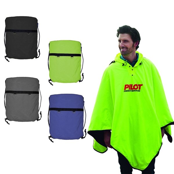 4- IN -1 Blanket / Poncho / Cushion / Backpack