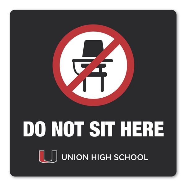 Promotional 4 X 4 In SQ Repositionable Label