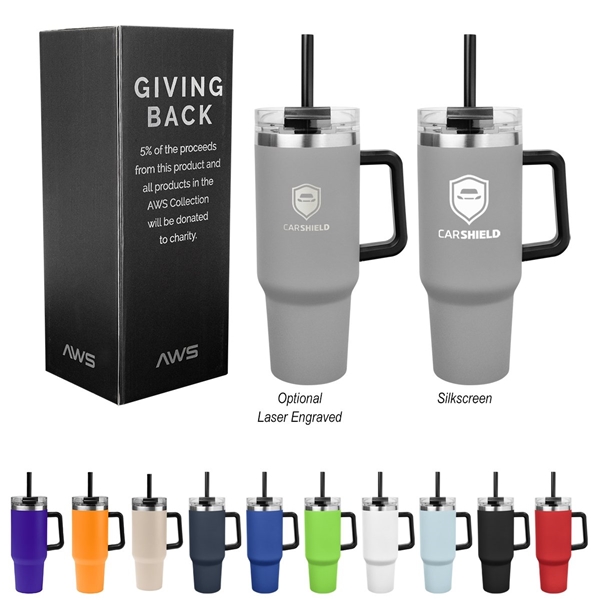 Giveaway Vacuum Insulated Stainless Steel Tumblers (17 Oz.), Drinkware &  Barware