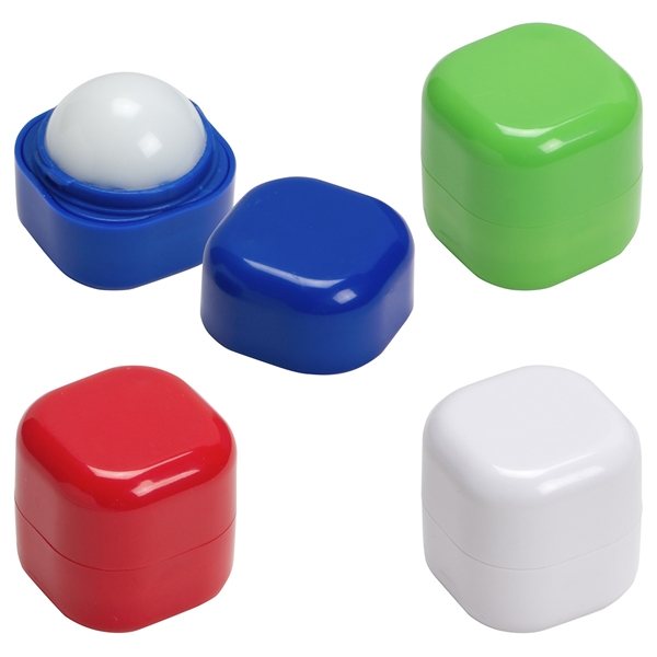 aerial view a group of chap - cube vanilla lip balm, image 2 of 2