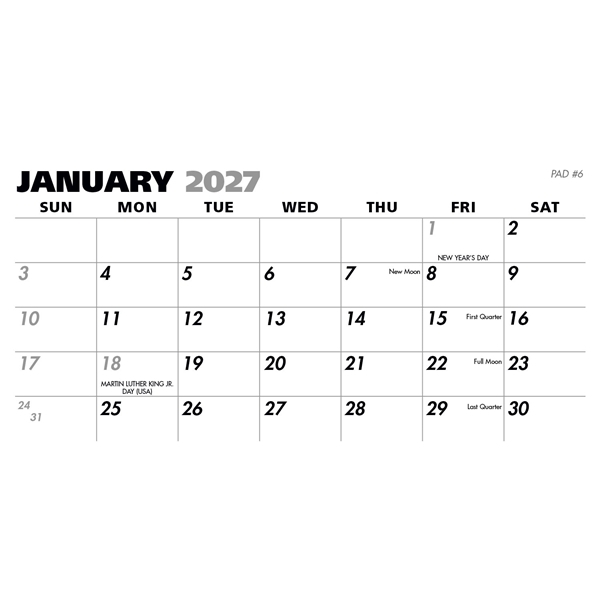 aerial view a group of legacy desk calendars by triumph(r), image 4 of 4