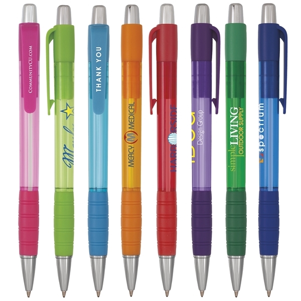 aerial view a group of element click ballpoint pen, image 2 of 4