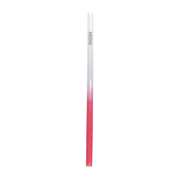 aerial view a frosted to red mood color changing straw, image 2 of 2