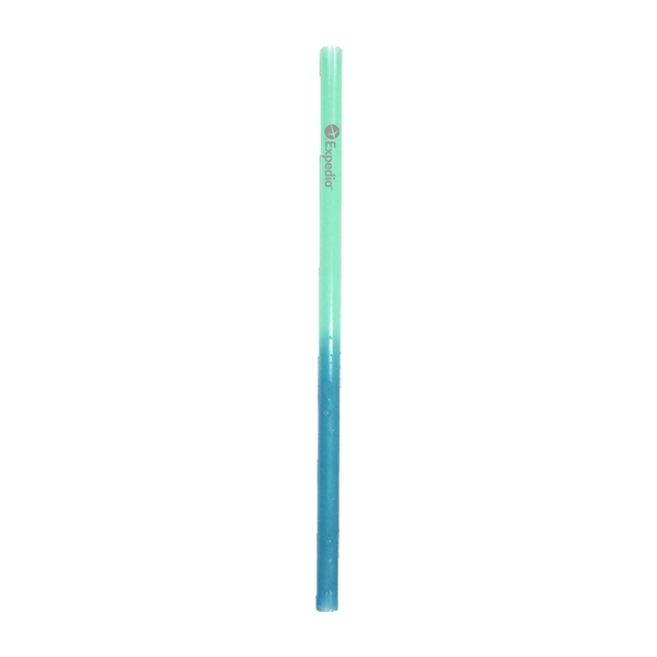 aerial view a green to blue mood color changing straw, image 2 of 2
