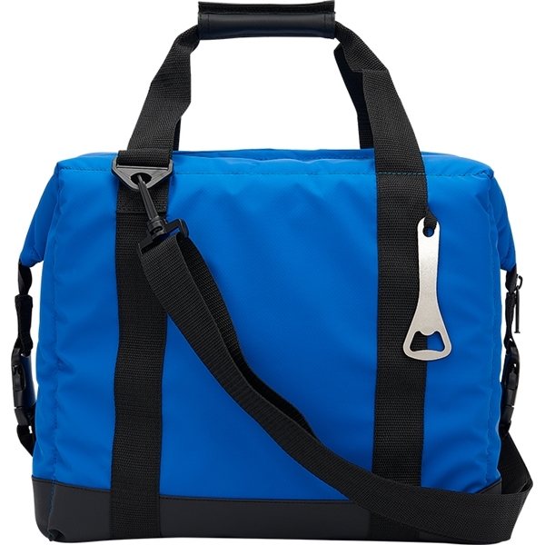 aerial view a blue urban peak(r) waterproof 24 can cooler, image 3 of 4
