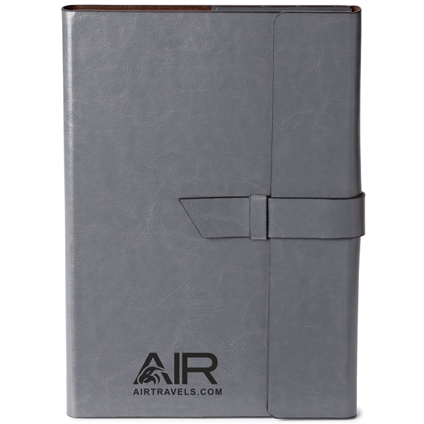 aerial view a cool grey pms11 fabrizio refillable junior portfolio, image 2 of 2