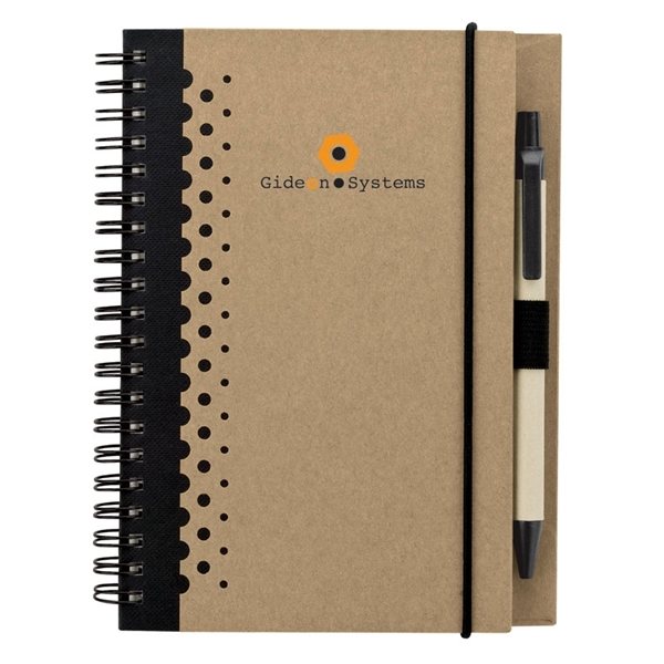 aerial view a black apport junior notebook pen, image 2 of 5