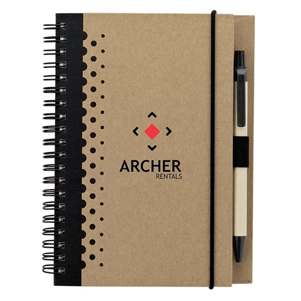 aerial view a black apport junior notebook pen, image 3 of 5