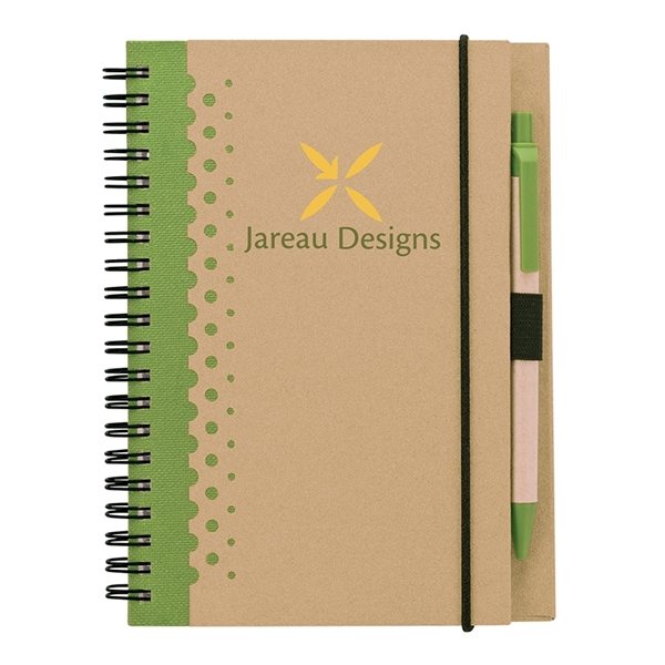aerial view a green apport junior notebook pen, image 2 of 4