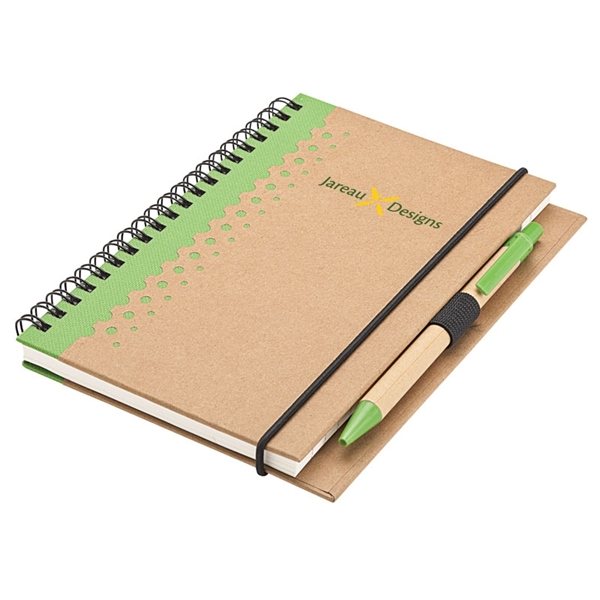 aerial view a green apport junior notebook pen, image 3 of 4