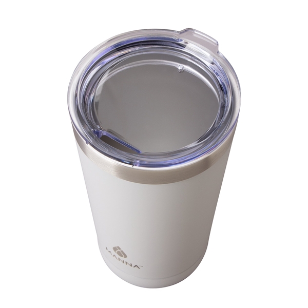 aerial view a grey manna(tm) 18 oz ranger pint steel tumbler, image 4 of 5