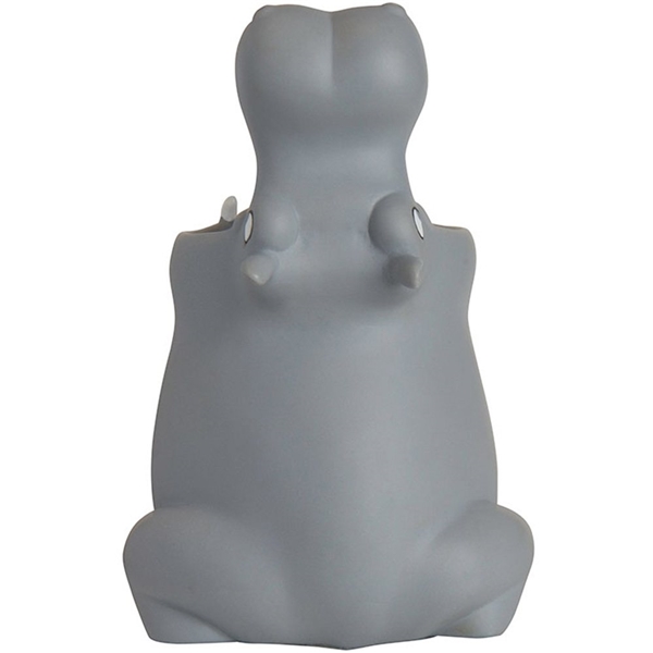 aerial view a gray gray hippo pen holder, image 3 of 5