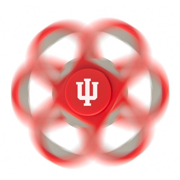 aerial view a red fidget spinner bottle opener, image 2 of 2