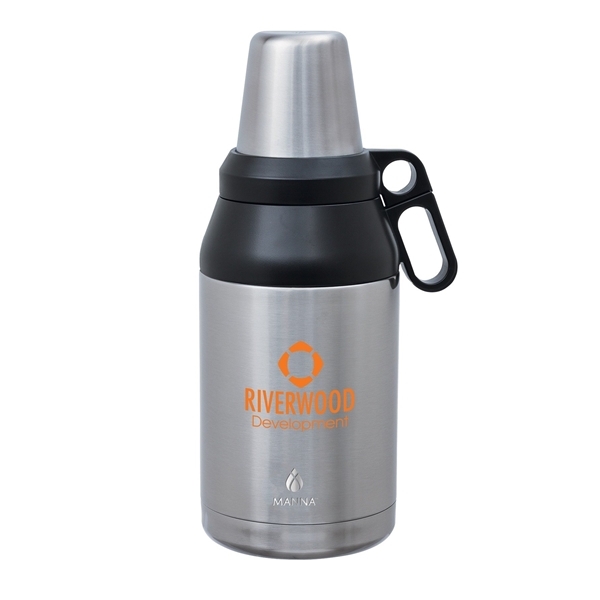 aerial view a steel manna(tm) 64 oz stack growler, image 2 of 9