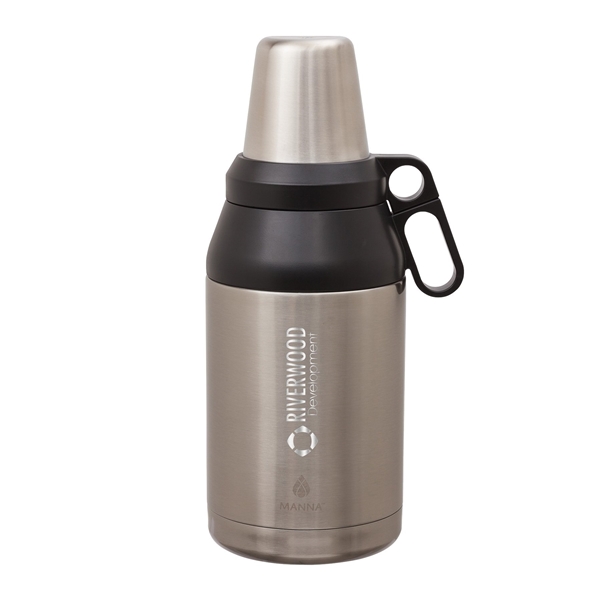 aerial view a steel manna(tm) 64 oz stack growler, image 3 of 9