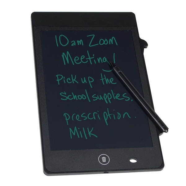 aerial view a black scribe 8.5 lcd writing tablet, image 2 of 4