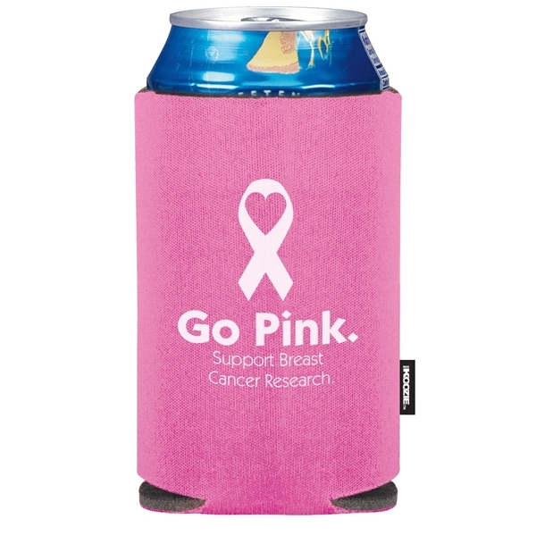aerial view a pink koozie(r) collapsible can cooler, image 4 of 4