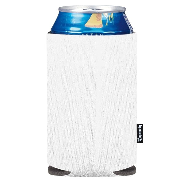aerial view a white koozie(r) collapsible can cooler, image 3 of 3