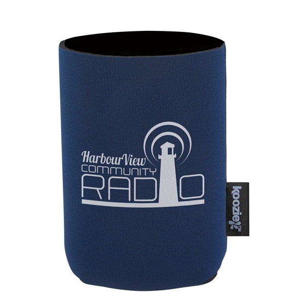 aerial view a navy koozie(r) magnetic can cooler, image 3 of 7