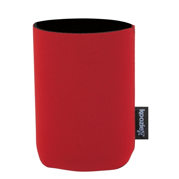 aerial view a red koozie(r) magnetic can cooler, image 2 of 11