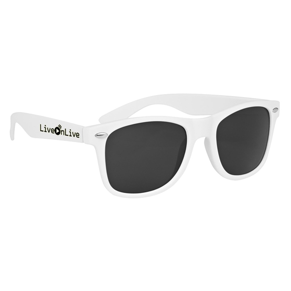 aerial view a white velvet touch malibu risky business sunglasses - opaque, image 2 of 4