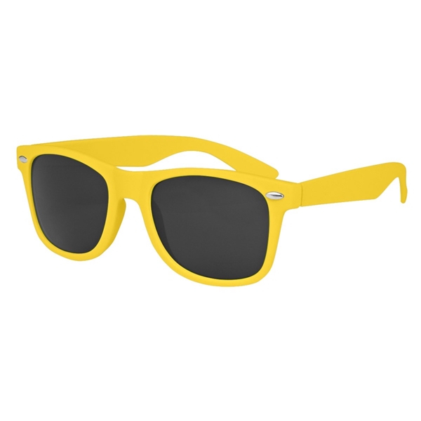 aerial view a yellow velvet touch malibu risky business sunglasses - opaque, image 3 of 4