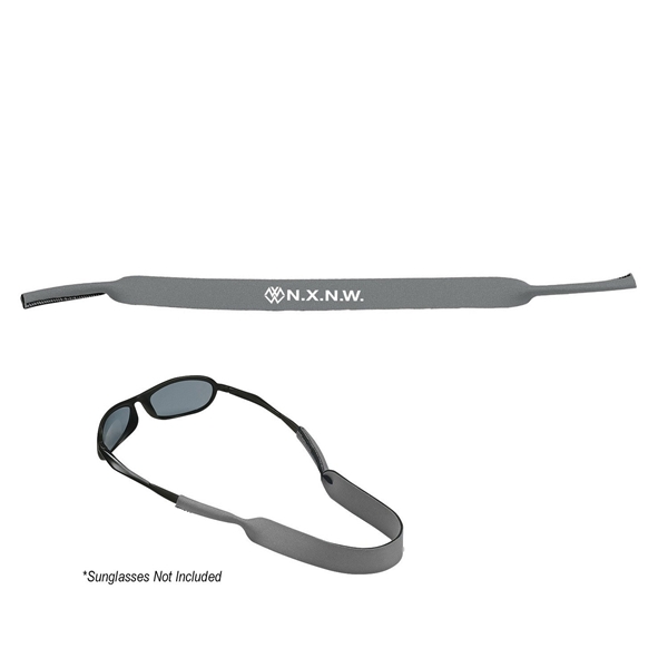 aerial view a gray sunglass strap, image 2 of 2