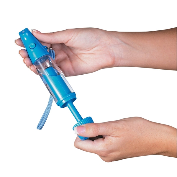 aerial view a blue mini personal misters, image 3 of 5