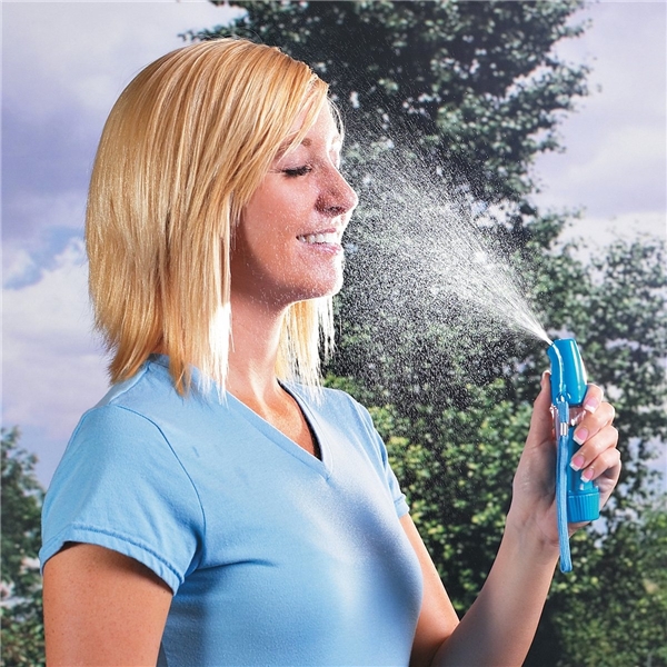 aerial view a blue mini personal misters, image 4 of 5