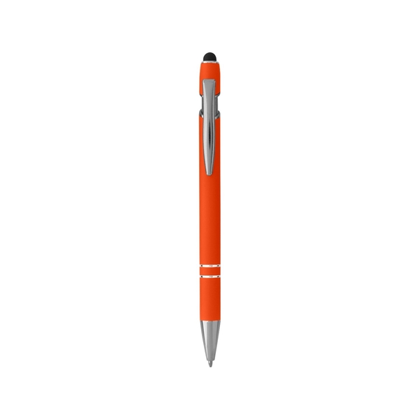 aerial view a orange pen with stylus, image 2 of 4