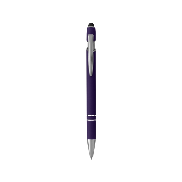 aerial view a purple pen with stylus, image 2 of 4