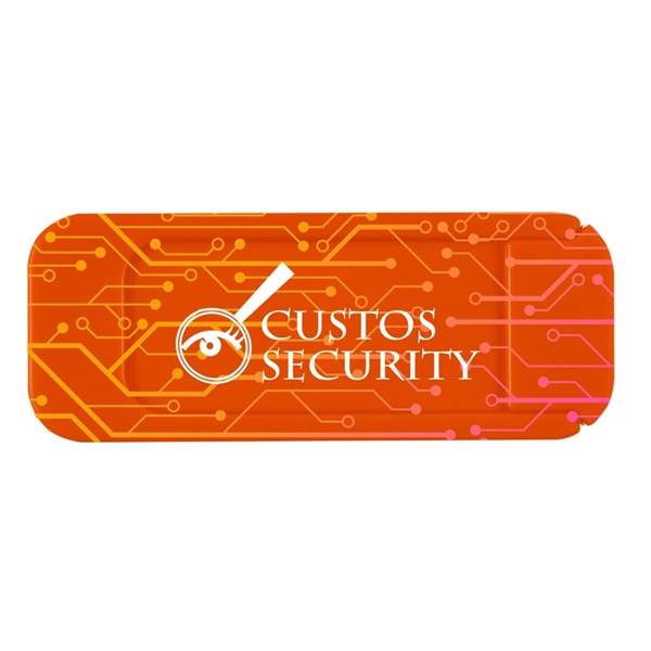 aerial view a orange security webcam cover, image 2 of 2