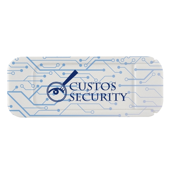 aerial view a white security webcam cover, image 2 of 2