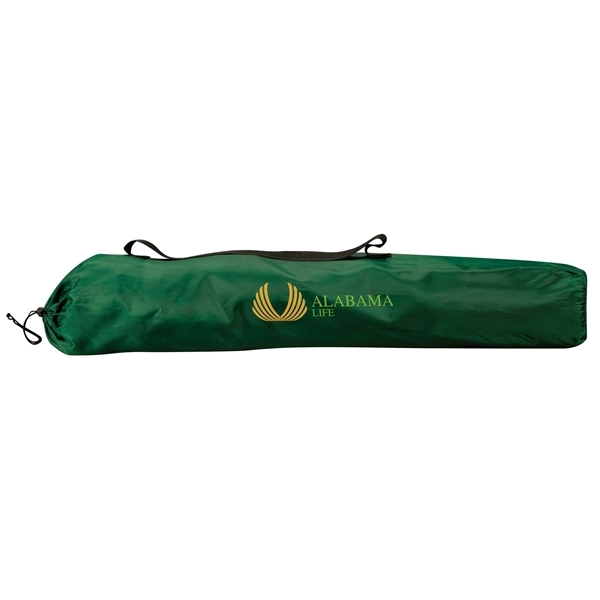 aerial view a green captains camping folding chair, image 6 of 6