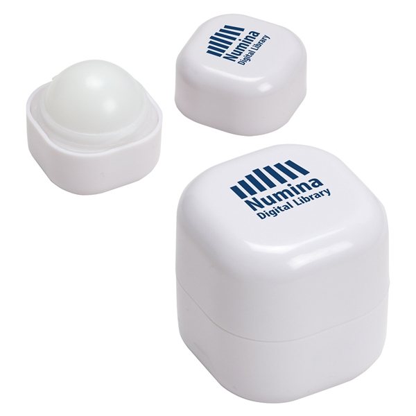aerial view a white chap - cube vanilla lip balm, image 2 of 2