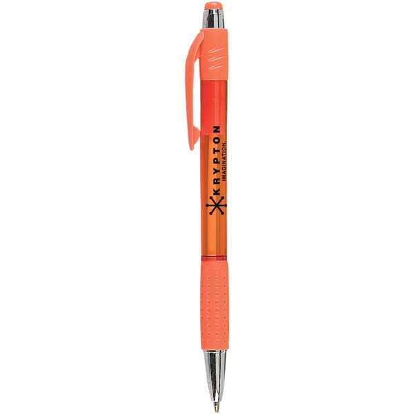 aerial view a orange krypton gripper pen, image 2 of 2