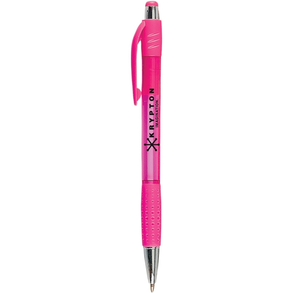 aerial view a pink krypton gripper pen, image 2 of 2