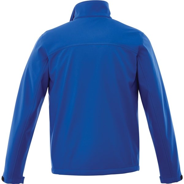 aerial view a new royal (561) mens maxson softshell jacket, image 2 of 4