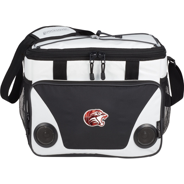 aerial view a white promotional arctic zone(r) titan deep freeze(r) speaker freezer cooler, image 6 of 8