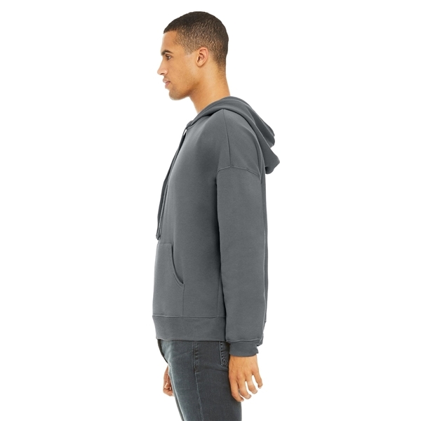 aerial view a storm bella+canvas (r) unisex sponge fleece pullover dtm hoodie, image 2 of 5