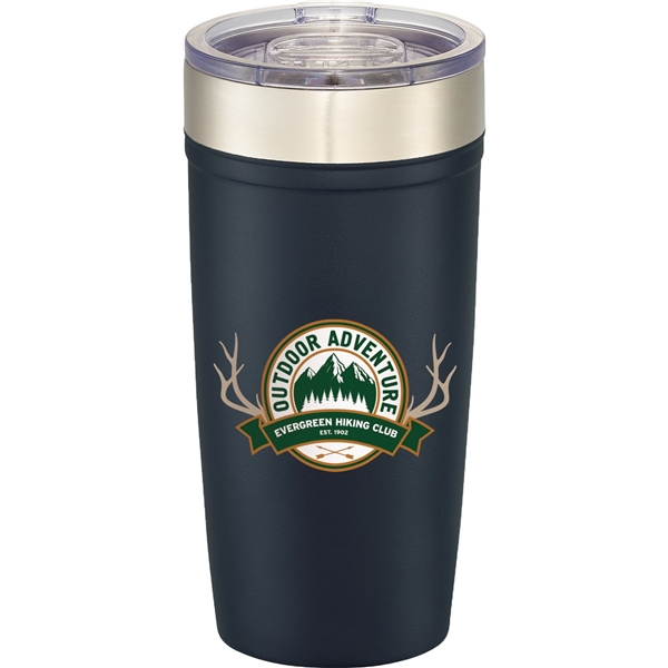 aerial view a navy arctic zone(r) titan thermal hp(r) copper tumbler 20oz, image 2 of 8