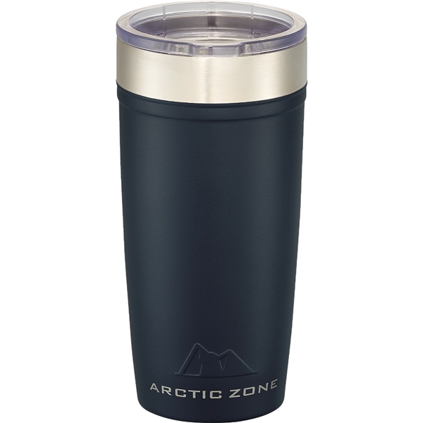 aerial view a navy arctic zone(r) titan thermal hp(r) copper tumbler 20oz, image 3 of 8