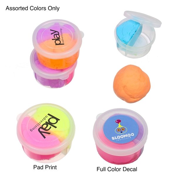 Colorful Bouncing Putty In Case