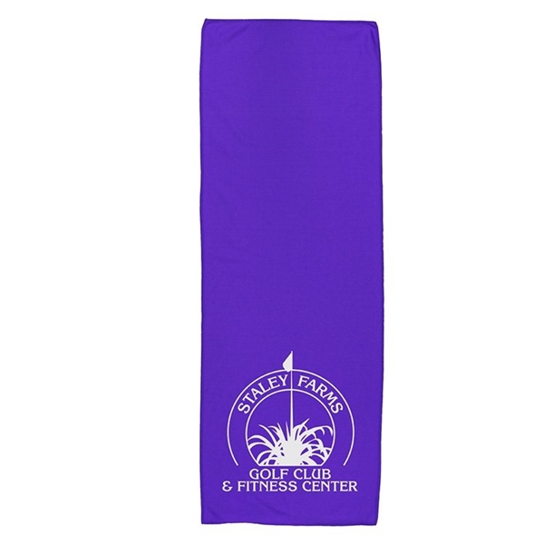 aerial view a purple the rainier cooling neck towel, image 2 of 4