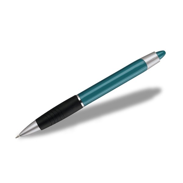 aerial view a teal paper mate element ball pen, image 3 of 4