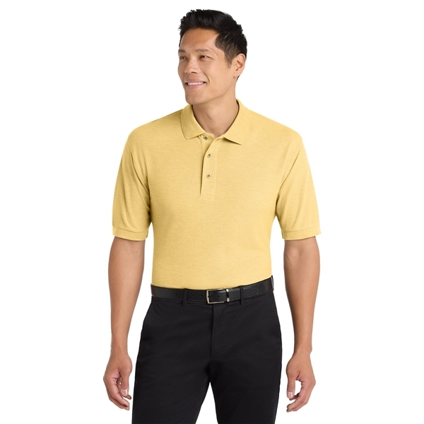 aerial view a banana port authority silk touch polo shirt, image 3 of 5