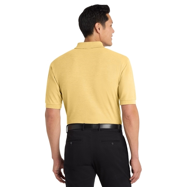 aerial view a banana port authority silk touch polo shirt, image 4 of 5