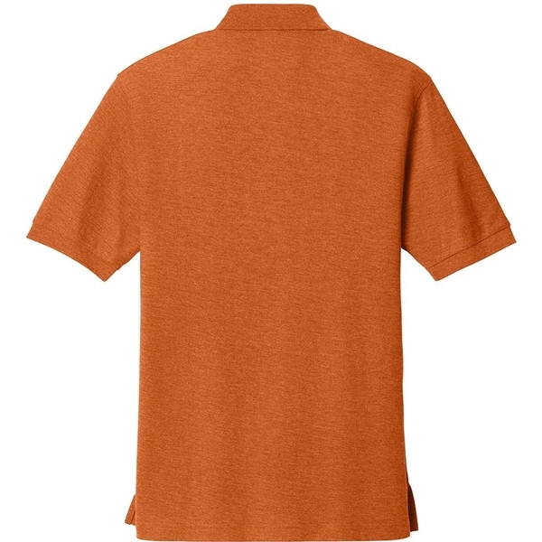 aerial view a texas orange port authority silk touch polo shirt, image 2 of 5
